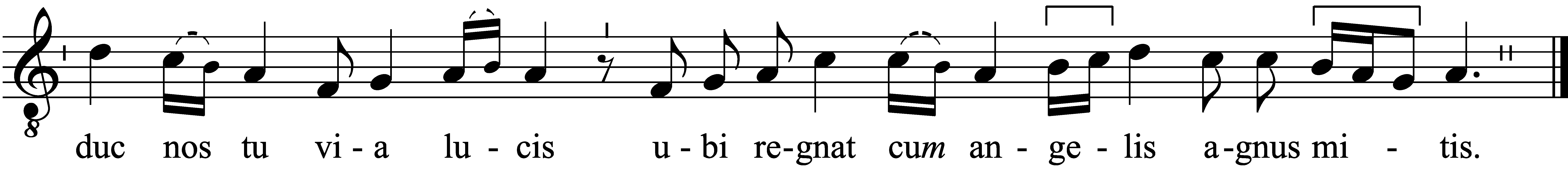 Refrain musical notation
